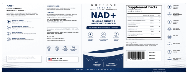NAD+ Cellular Energy